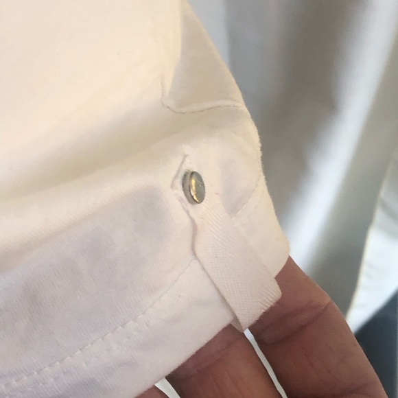 Vintage L-RL White Crew Tee Shirt 90s Y2K Size Small - Picture 3 of 11